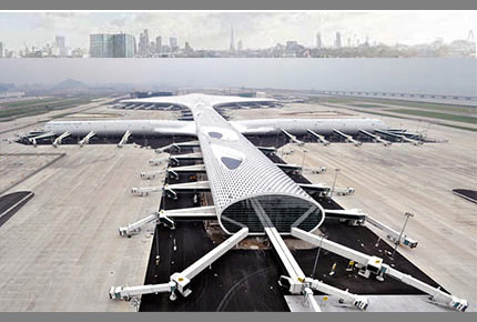 طراحی شگفت انگیز فرودگاه شنژن چین